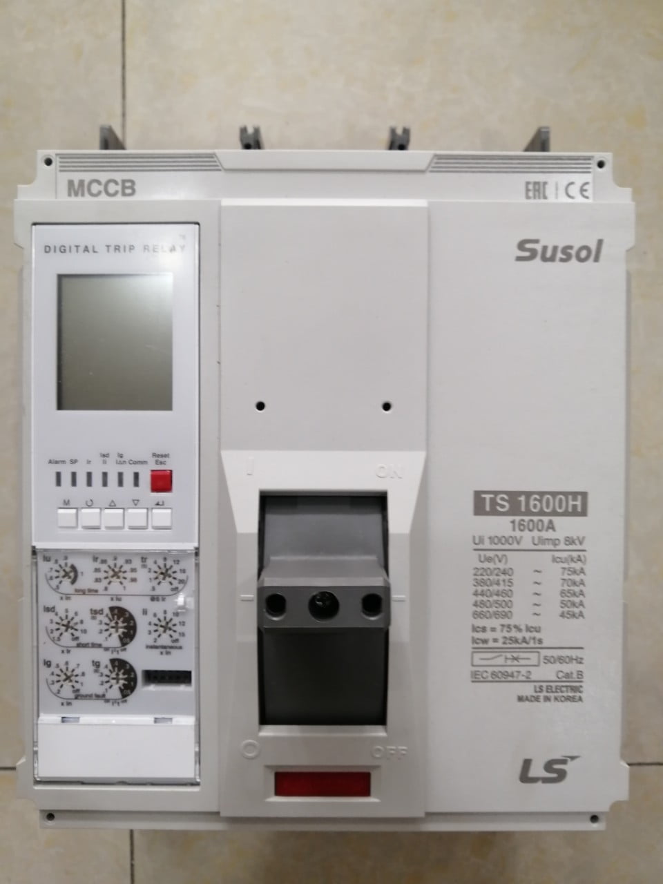 AN-16D3-16H NG5/NH5 | ACB LS 3P 1600A 65kA loại cố định