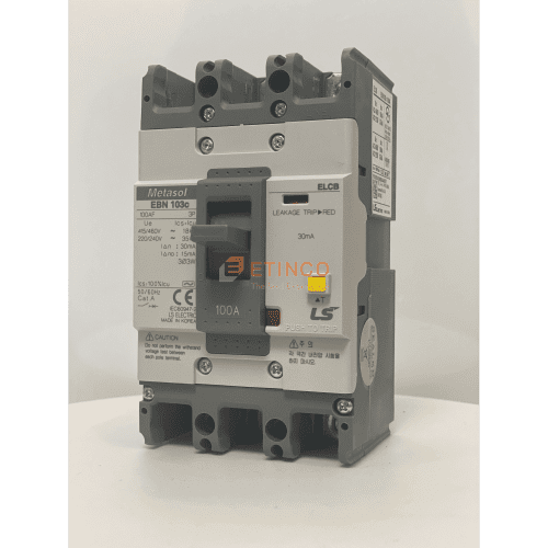 EBN103c 100A | CB khối chống giật LS ELCB 100A 30mA 3P 18kA