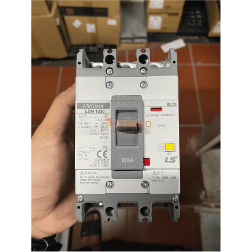 EBN103c 100A | CB khối chống giật LS ELCB 100A 30mA 3P 18kA