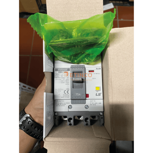 EBN103c 75A | CB khối chống giật LS ELCB 75A 30mA 3P 18kA