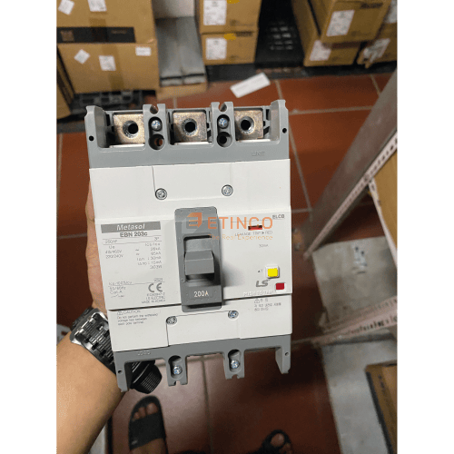 EBN203c 200A | CB khối chống giật LS ELCB 200A 30mA 3P 26kA
