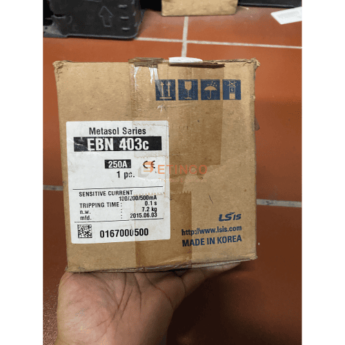 EBN403c 250A | CB khối chống giật LS ELCB 250A 30mA 3P 37kA
