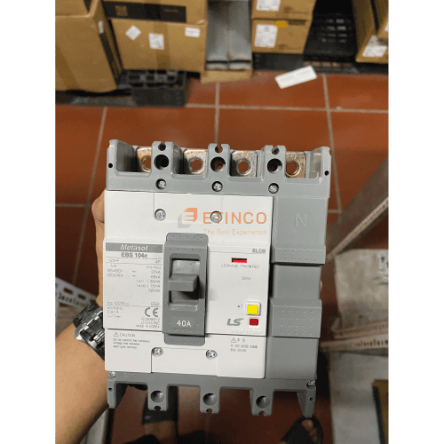 CB chống giật ELCB LS EBS104c 40A 30mA 37kA ELCB LS EBS104c 4P 40A 30mA 37kA