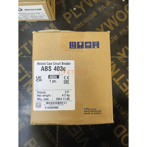 MCCB LS ABS403c 3P 400A 65kA
