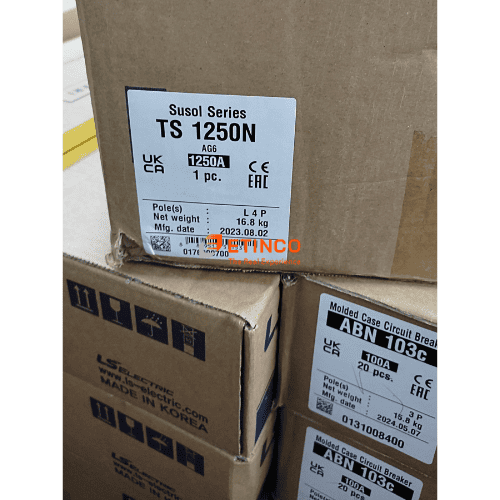 TS1250N 4P 1250A | Cầu dao khối LS MCCB 4P 1250A 50kA
