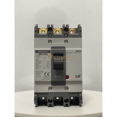 Aptomat khối MCCB LS ABN103c 50A 22kA MCCB LS ABN103c 3P 50A 22kA