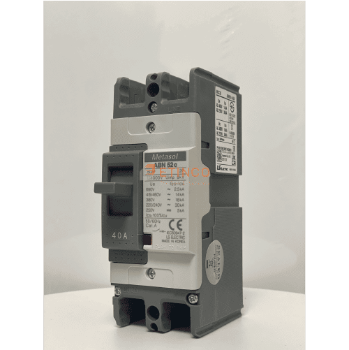 Aptomat khối MCCB LS ABN52c 40A 30kA MCCB LS ABN52c 2P 40A 30kA