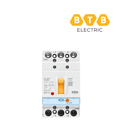 MCCB BTB MT125E320A 3P 20A 18kA Chỉnh nhiệt 0.7-1.0