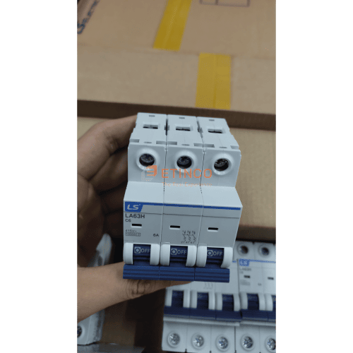 LA63H 3P 6A | Aptomat tép LS MCB 3P 6A 10kA