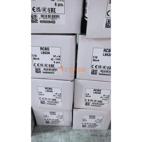Aptomat chống giật RCBO LS LB63N 1P+N 16A 30mA 6kA RCBO LS LB63N 1P+N 16A 30mA