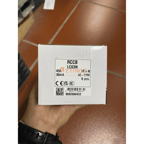 Aptomat chống rò RCCB LS LC63N 1P+N 40A 30mA RCCB LS LC63N 1P+N 40A 30mA