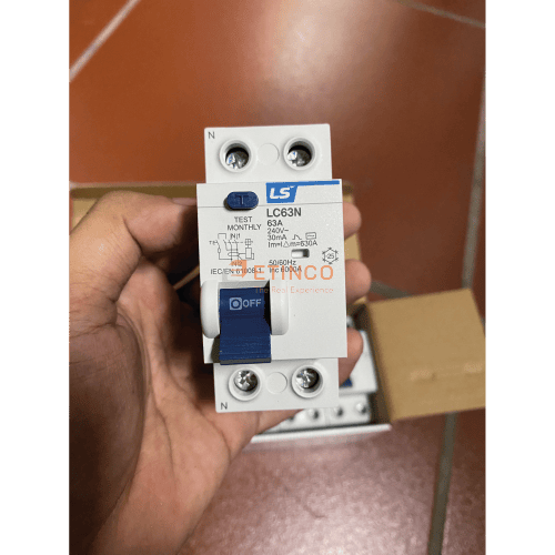 RCCB LS LC63N 1P+N 63A 30mA