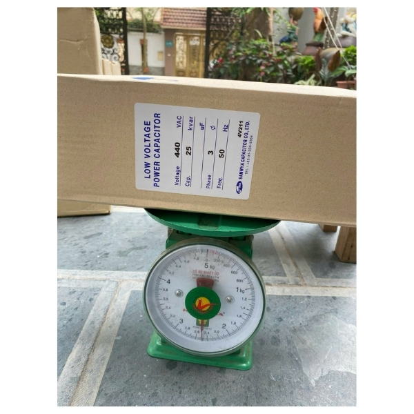 Tụ bù Samwha 25kVAr RMC-4450250KT 3P 440V (Mới) tu bu kho samwha rmc-4450250kt anh 2