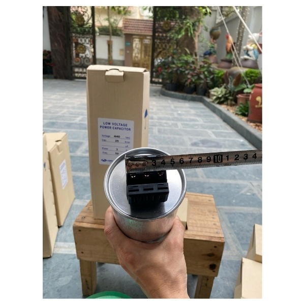 Tụ bù Samwha 25kVAr RMC-4450250KT 3P 440V (Mới) tu bu kho samwha rmc-4450250kt anh 6