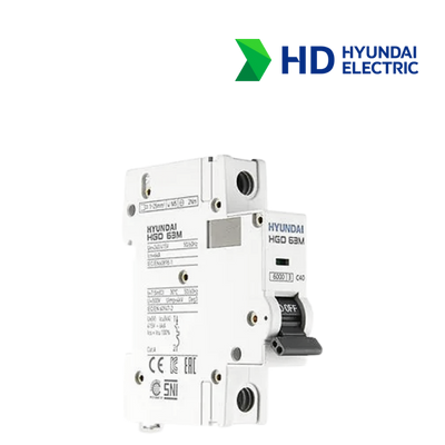 MCB Hyundai HGD63M 1P 40A 6kA