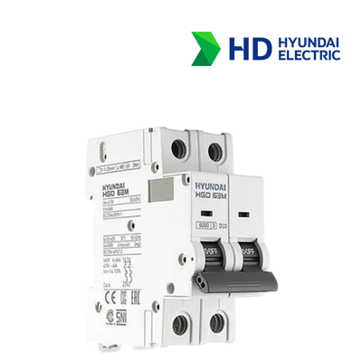 MCB Hyundai HGD63M 2P 10A 6kA