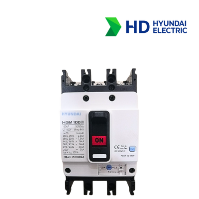 MCCB Hyundai HGM100E-F 3P 16A 16kA