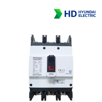MCCB Hyundai HGM250H-F 2P 250A 85kA