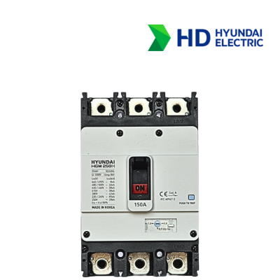 MCCB Hyundai HGM250H-F 3P 150A 38kA