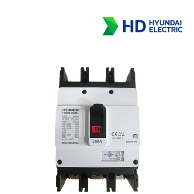 MCCB Hyundai HGM250L-F 3P 250A 55kA