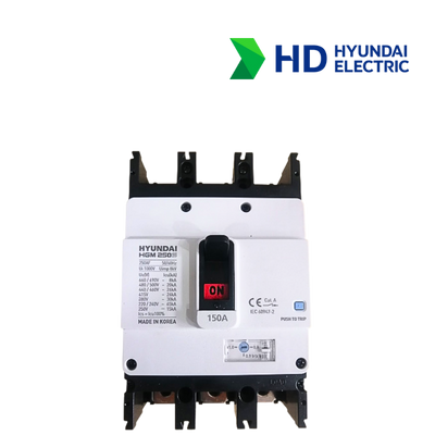 MCCB Hyundai HGM250S-F 2P 150A 65kA