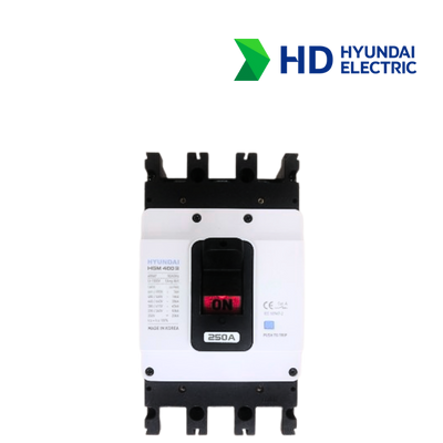 MCCB Hyundai HGM400E-F 3P 250A 45kA