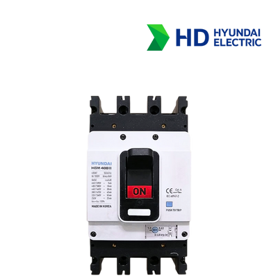 MCCB Hyundai HGM400E-F 3P 300A 45kA