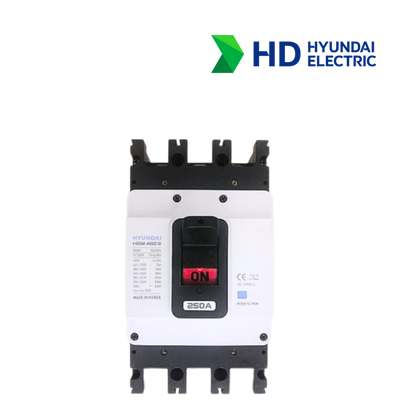 MCCB Hyundai HGM400S-F 3P 250A 65kA