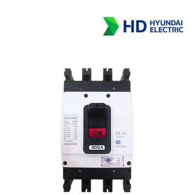MCCB Hyundai HGM400S-F 3P 300A 65kA