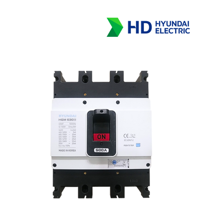 MCCB Hyundai HGM630E-F 3P 500A 45kA
