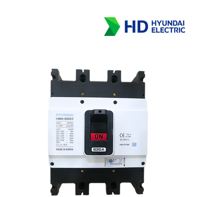 MCCB Hyundai HGM630S-F 3P 630A 65kA