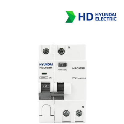 RCBO Hyundai HRO63M 1NG 1P+N 63A