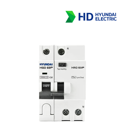 RCBO Hyundai HRO63P 1NG 1P+N 10A
