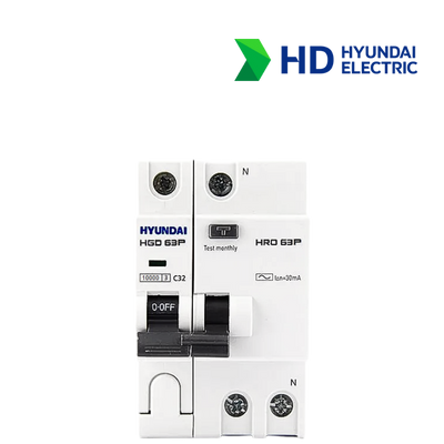 RCBO Hyundai HRO63P 1NG 1P+N 32A