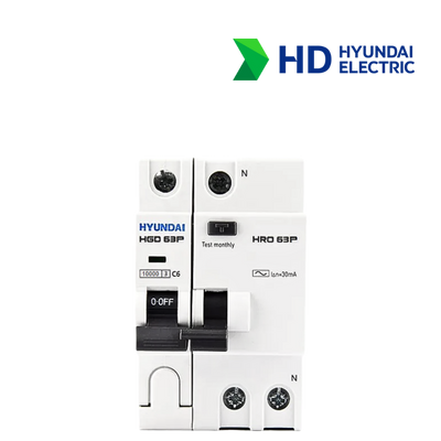 RCBO Hyundai HRO63P 1NG 1P+N 6A