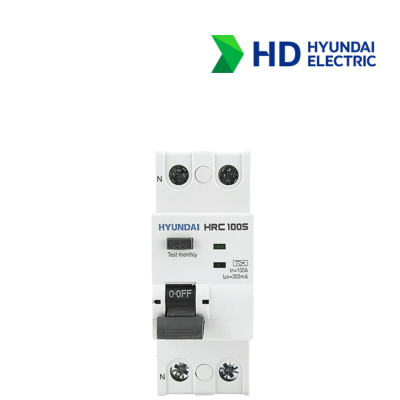 RCCB Hyundai HRC100S 2PG 1P+N 100A