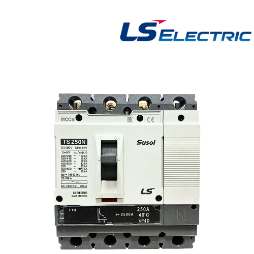 TS250N FTU250 4P 125A | Aptomat MCCB LS 4P 125A 50kA