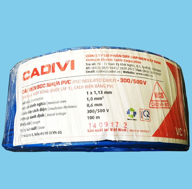 1 cuon day dien bao nhieu met cadivi