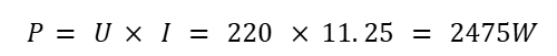 cong thuc tinh cong suat day dien 2.5 loi nhom dien 1 pha