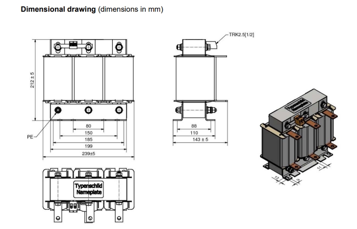kich thuoc cuon khang epcos B44066D7030M400
