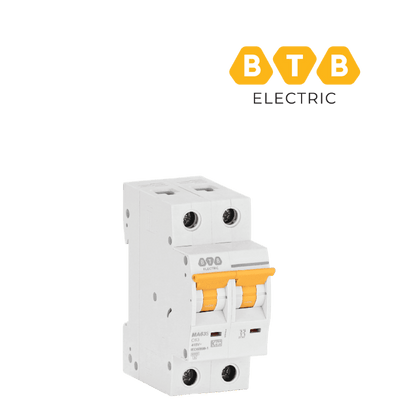 MCB BTB MA63S2PC32 2P 32A 10kA đặc tính cắt C