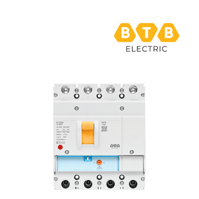 MCCB BTB MT250H4125A 4P 125A 50kA Chỉnh nhiệt 0.7-1.0