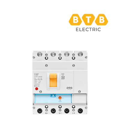 MCCB BTB MT250S4125A 4P 125A 36kA Chỉnh nhiệt 0.7-1.0