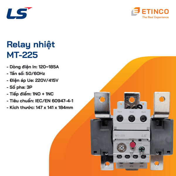 MT-225 | Rơ le nhiệt LS 65-240A 3P 690VAC