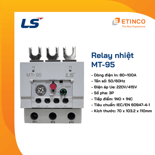 MT-95 | Rơ le nhiệt LS 7-100A 3P 690VAC