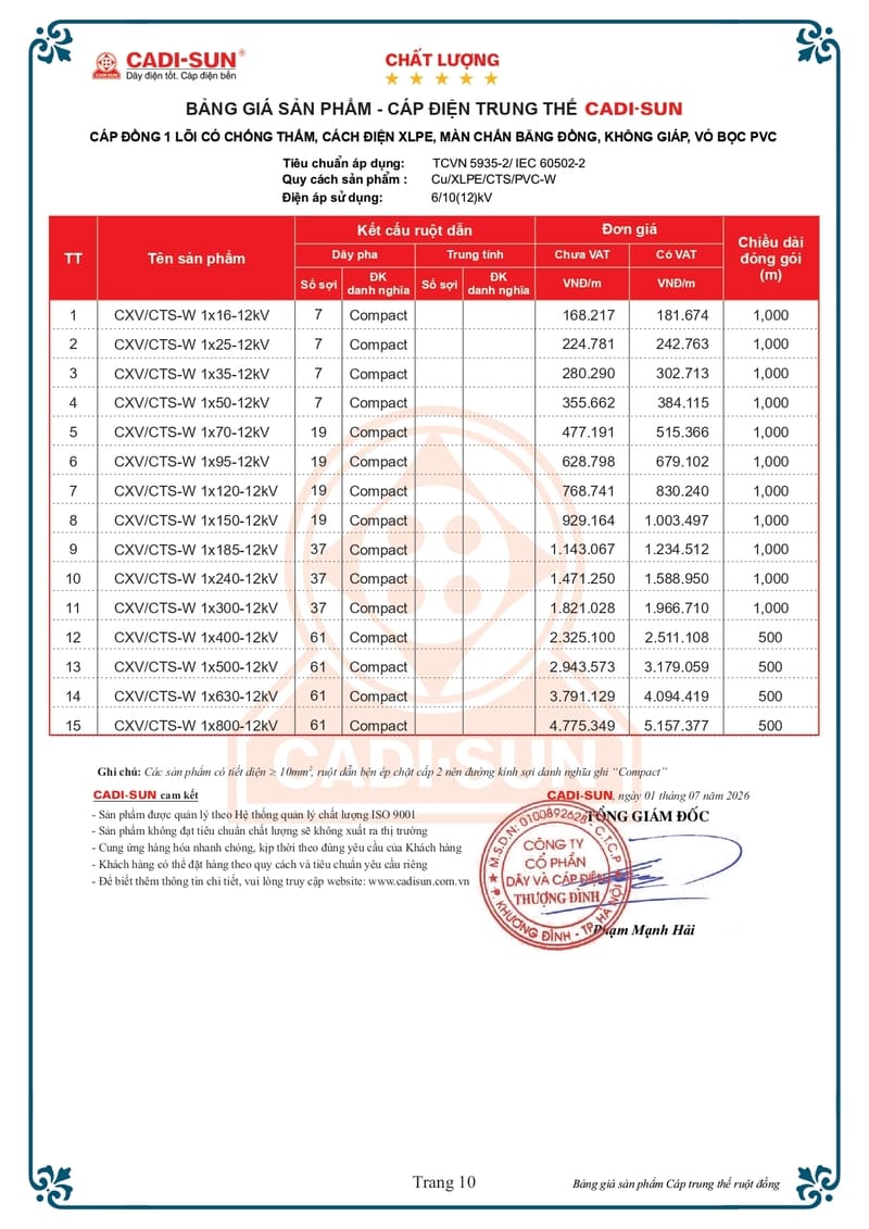 bang gia day cap dien trung the cadisun 1-7-2026 trang 10
