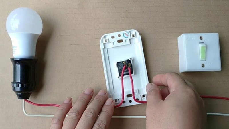 cach noi day dien 1 cong tac 1 bong den