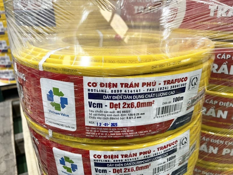 Dây điện 6.0 chịu tải bao nhiêu W? Giải pháp an toàn cho trục điện chính day dien 6.0 chiu tai bao nhieu w 1