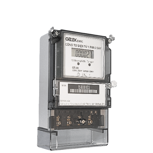 Công tơ điện tử 1 pha 1 giá EMIC CE-38 5(80)A 220-230V