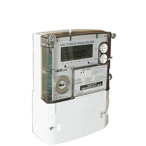 Công tơ điện tử 3 pha 3 giá EMIC ME-41 3x5(10)A 3x57.5/100V - 3x240/415V